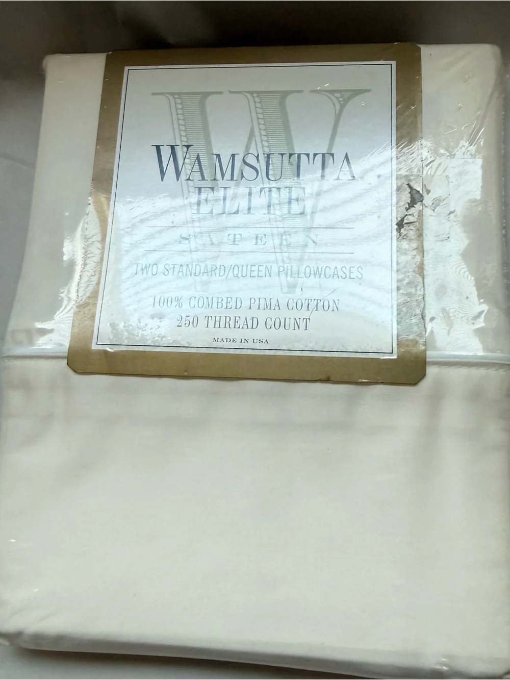 Wamsutta Pillowcases Pair - Cream